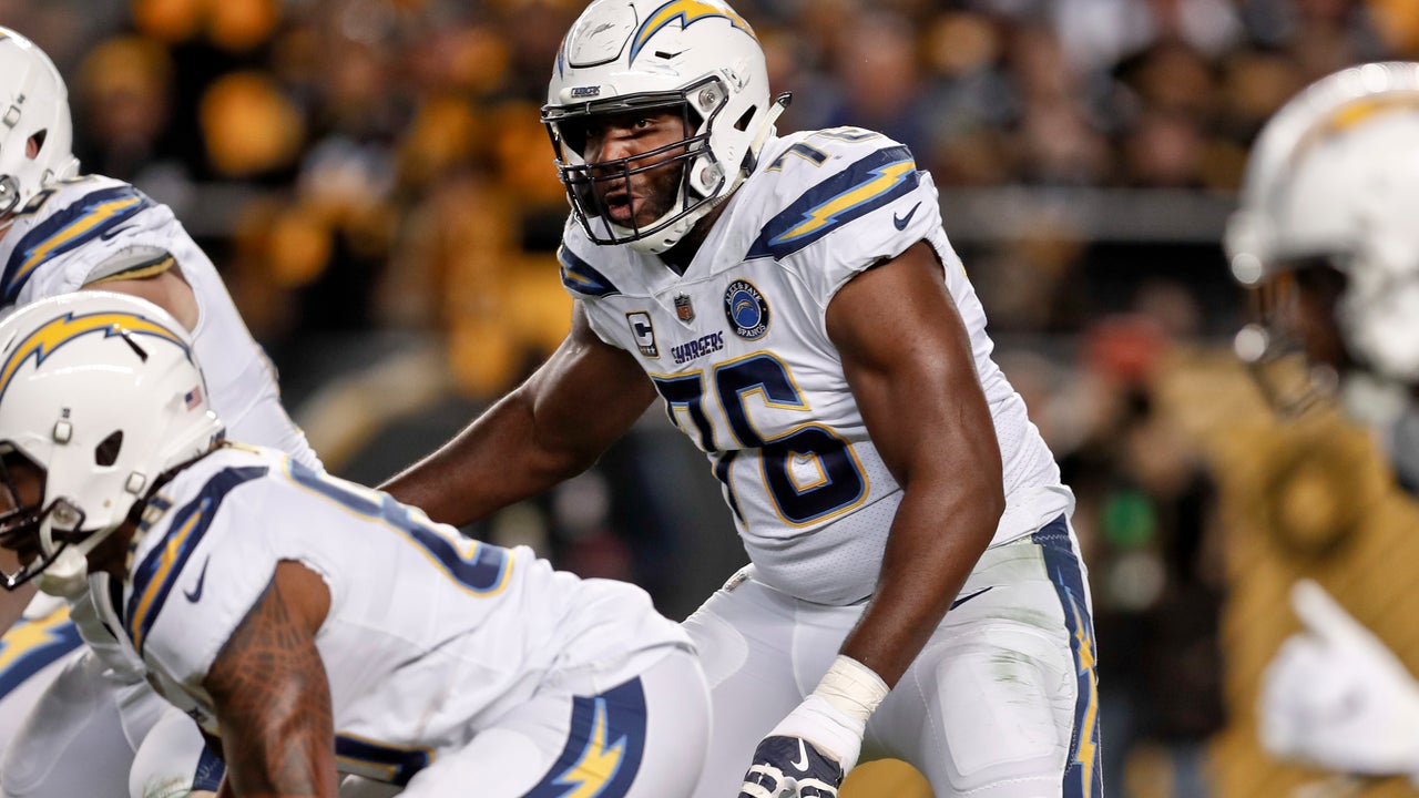 Chargers' Okung happy to be back practicing after embolism